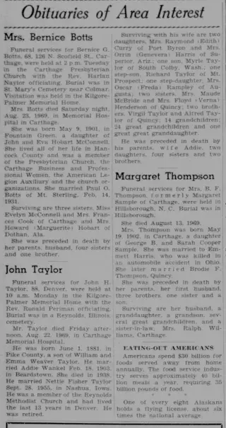 other Newspaper clipping from Aug 28, 1969 5874894