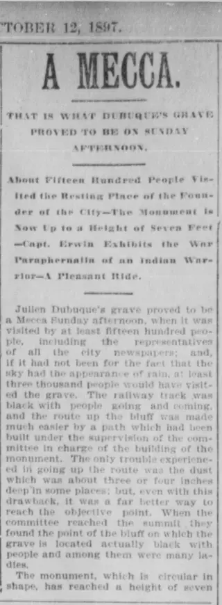other Newspaper clipping from Oct 12, 1897 5875449