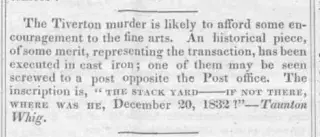 other Newspaper clipping from Aug 17, 1833 5876034