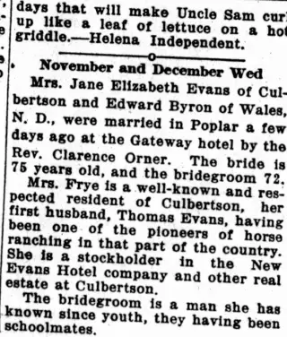 Marriage Newspaper clipping from Dec 20, 1923 5876326