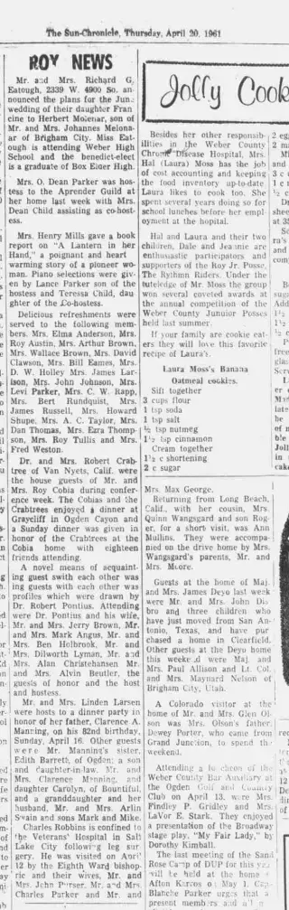 other Newspaper clipping from Apr 20, 1961 5876465