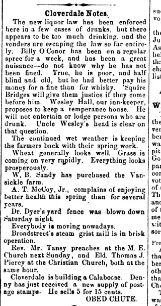 other Newspaper clipping from Apr 10, 1873 5877298