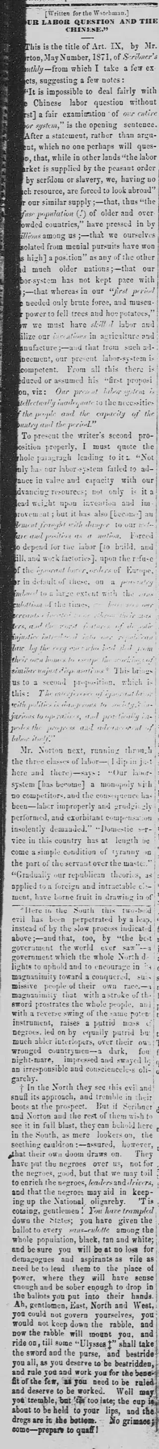 other Newspaper clipping from May 24, 1871 5877470