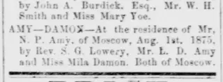 other Newspaper clipping from Aug 5, 1875 5877842