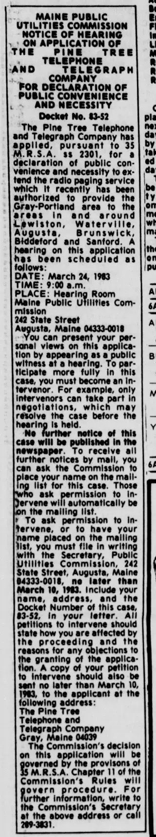 other Newspaper clipping from Mar 5, 1983 5877942