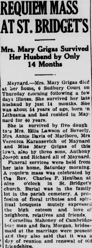 Marriage Newspaper clipping from Aug 18, 1937 5878119