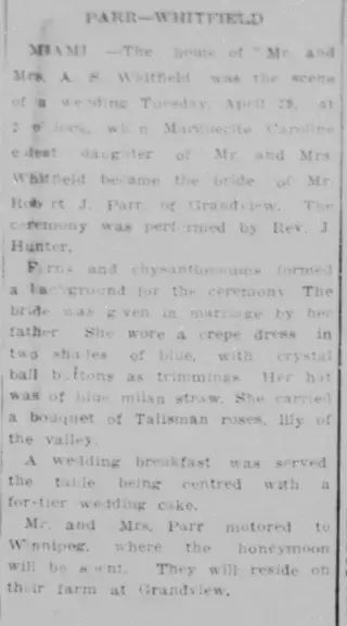 Marriage Newspaper clipping from May 9, 1935 5878947