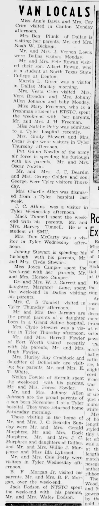 other Newspaper clipping from Nov 10, 1949 5879764