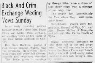 Marriage Newspaper clipping from Nov 10, 1960 5879784