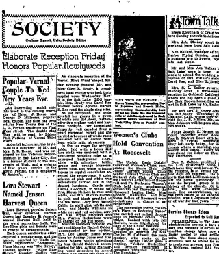 Marriage Newspaper clipping from Nov 14, 1946 5880418