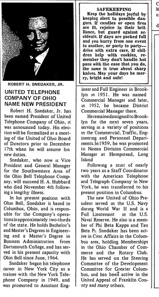 other Newspaper clipping from Dec 9, 1971 5880481