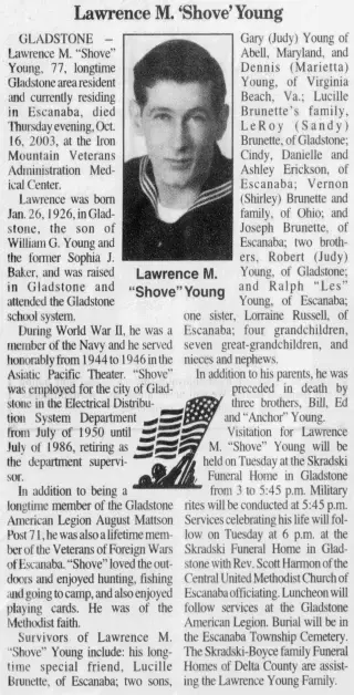 other Newspaper clipping from Oct 18, 2003 5880715