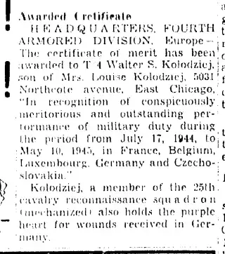 other Newspaper clipping from Aug 3, 1945 5880890