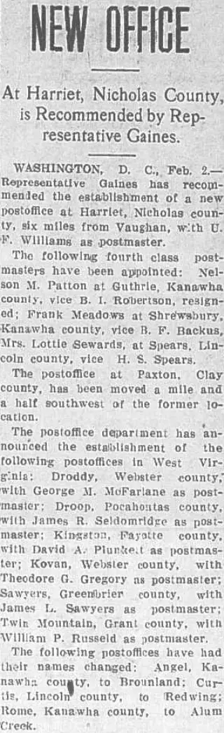 other Newspaper clipping from Feb 2, 1911 5881110