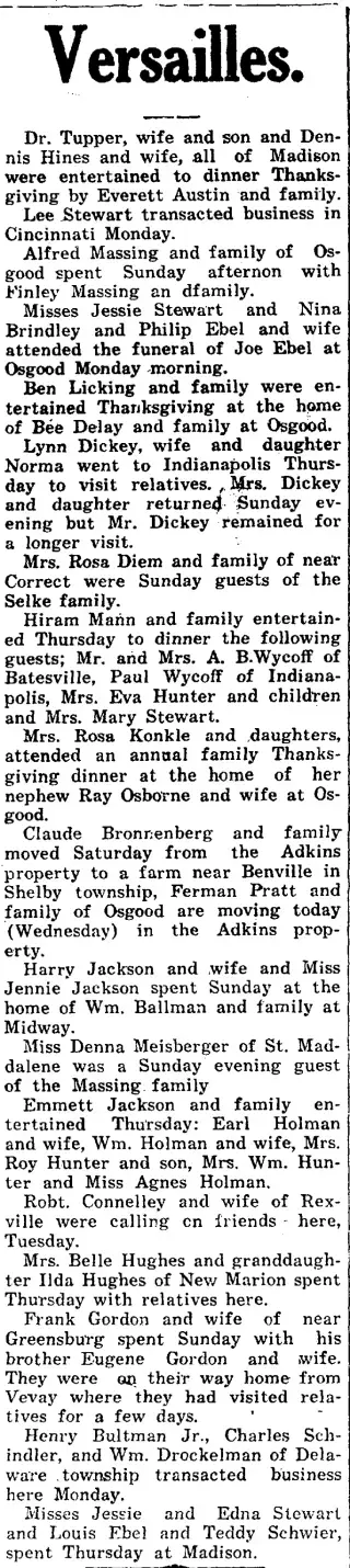 other Newspaper clipping from Dec 6, 1922 5881195