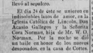 Marriage Newspaper clipping from Dec 28, 1901 5881247