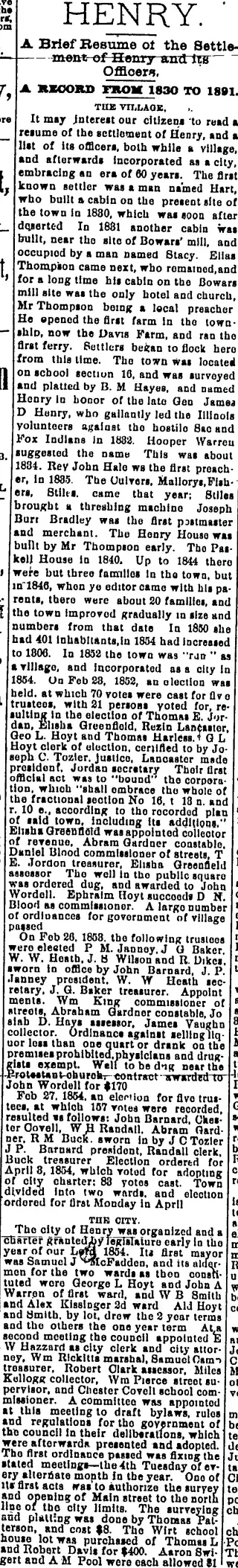 other Newspaper clipping from May 7, 1891 5881388