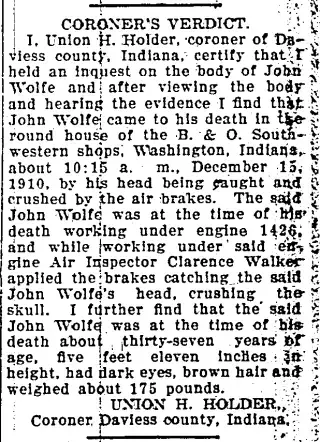 other Newspaper clipping from Jan 7, 1911 5881459