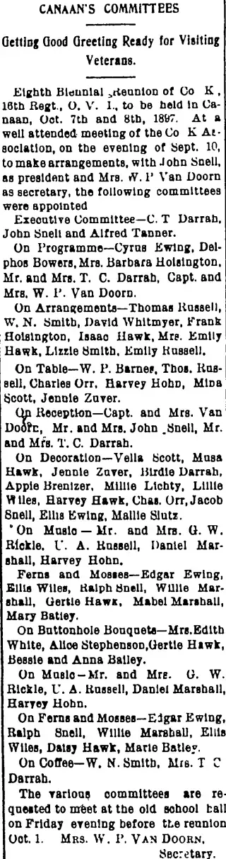 Military Newspaper clipping from Sep 22, 1897 5881653