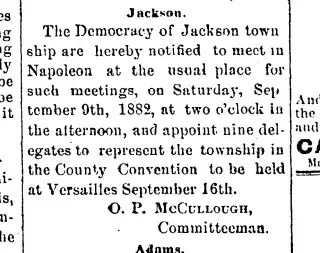 Political Newspaper clipping from Sep 3, 1882 5881809