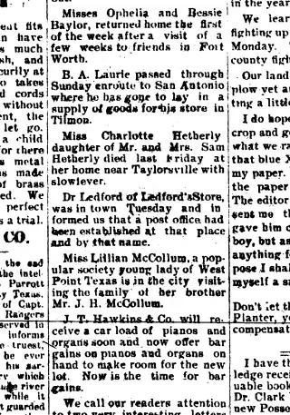 other Newspaper clipping from Jan 26, 1900 5881988