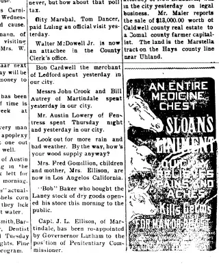 other Newspaper clipping from Jan 26, 1905 5882045