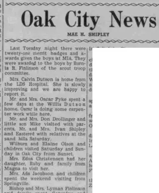 other Newspaper clipping from Apr 6, 1961 5882069