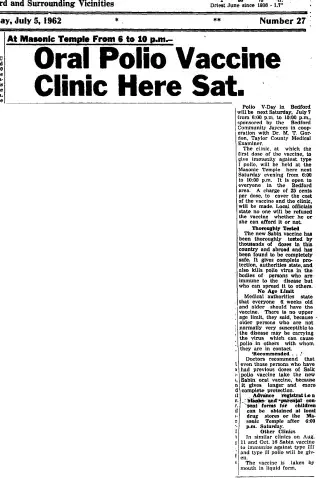 other Newspaper clipping from Jul 5, 1962 5882104