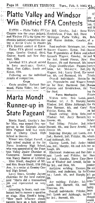 Marriage Newspaper clipping from Feb 2, 1965 5882435