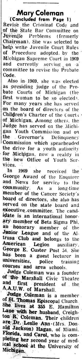 Political Newspaper clipping from Mar 23, 1970 5882662