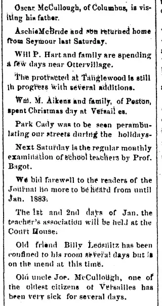 other Newspaper clipping from Dec 28, 1881 5883023