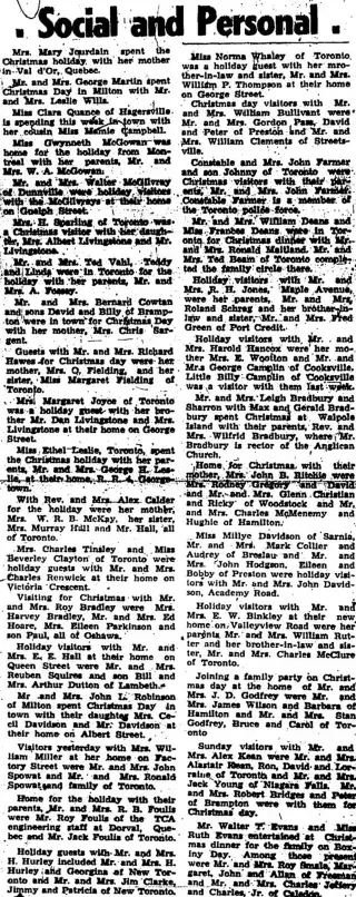 other Newspaper clipping from Dec 27, 1950 5883333