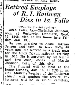 other Newspaper clipping from Jan 15, 1933 5883711