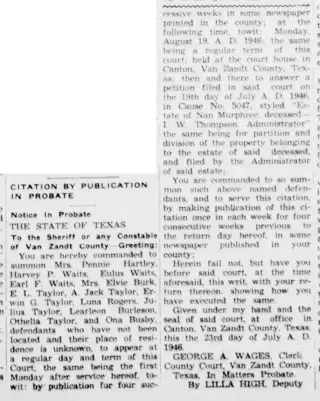 other Newspaper clipping from Aug 15, 1946 5883881