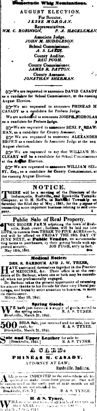 Political Newspaper clipping from May 14, 1841 5883929