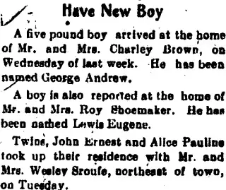 other Newspaper clipping from Apr 22, 1920 5884207