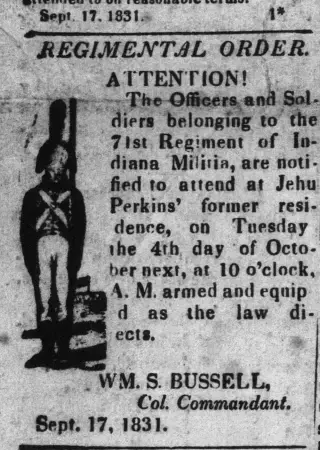 Military Newspaper clipping from Oct 1, 1831 5885074
