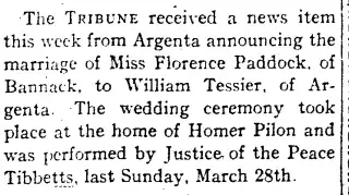 other Newspaper clipping from Apr 2, 1909 5885122
