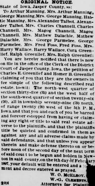 other Newspaper clipping from Jan 22, 1897 5885313