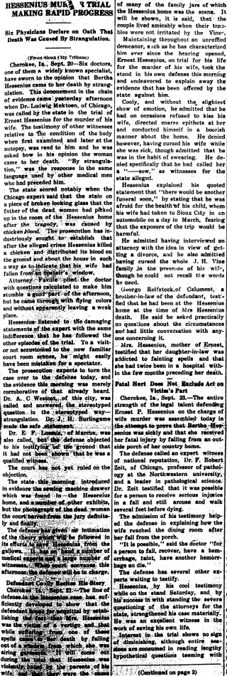 other Newspaper clipping from Sep 27, 1912 5885680