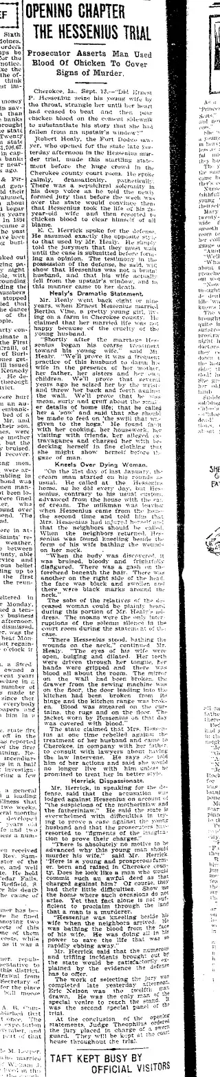 other Newspaper clipping from Sep 20, 1912 5885686