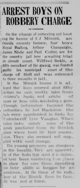 other Newspaper clipping from May 20, 1920 5885694