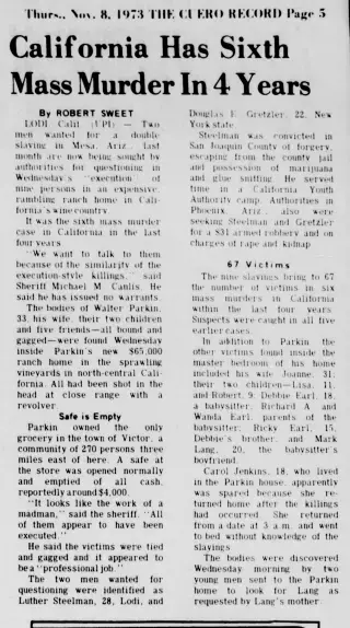 other Newspaper clipping from Nov 8, 1973 5886469