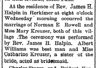Marriage Newspaper clipping from Jun 12, 1901 5886941