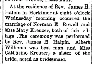 Marriage Newspaper clipping from Jun 12, 1901 5886947
