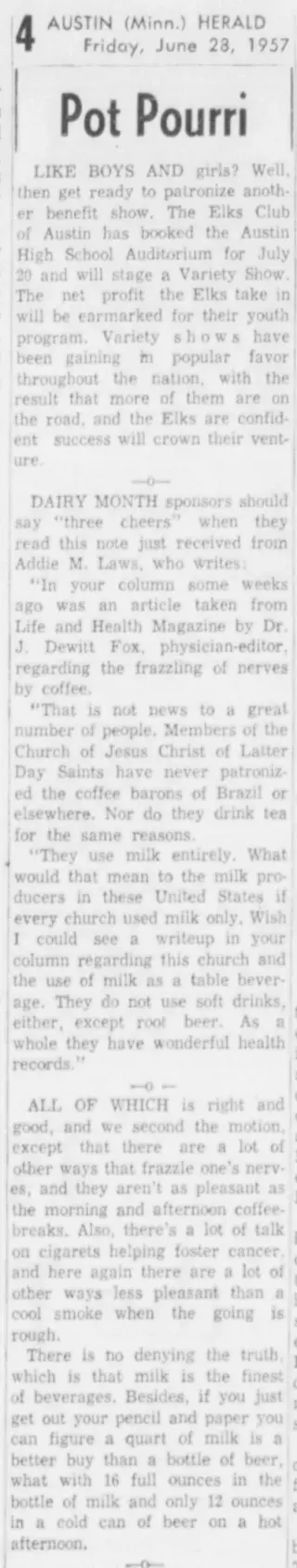 other Newspaper clipping from Jun 28, 1957 5887031