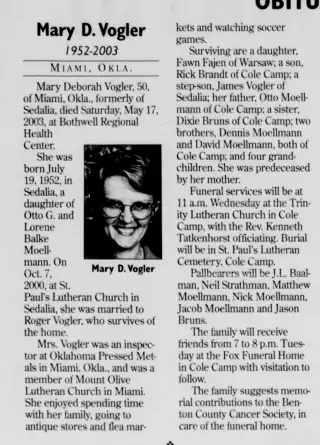 other Newspaper clipping from May 19, 2003 5887256