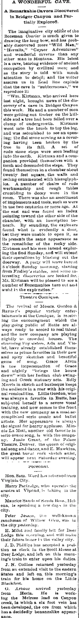 other Newspaper clipping from Mar 5, 1883 5887480