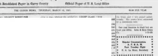 other Newspaper clipping from Mar 10, 1921 5887672
