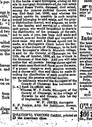other Newspaper clipping from Sep 9, 1880 5887775
